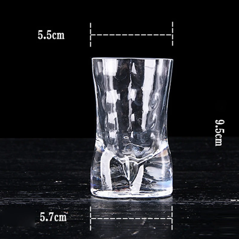 Прочное прозрачное бокал для вина, кружка, прозрачное пиво, сок, чашки креативные жевательные КТВ Бар Виски для льда, для напитков стекло es для бара украшения