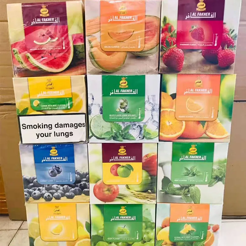 250g For One Box Al Fakher Hookah Metal Shisha Hookah Hose Charcoal Accessories Portable Hookah Flavor Aliexpress