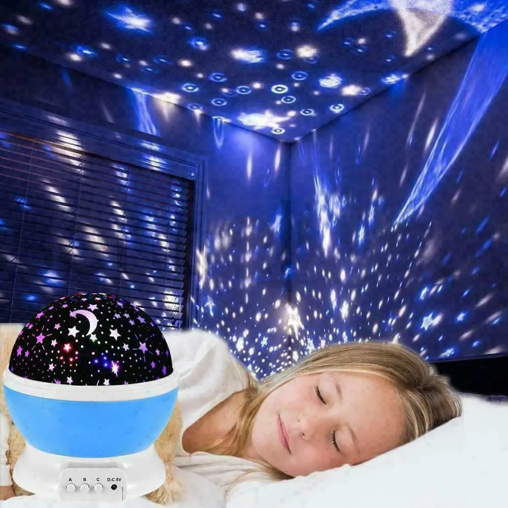 Star Sky Rotating Starry Lamp Atmosphere Lamp Kids Gift Disco