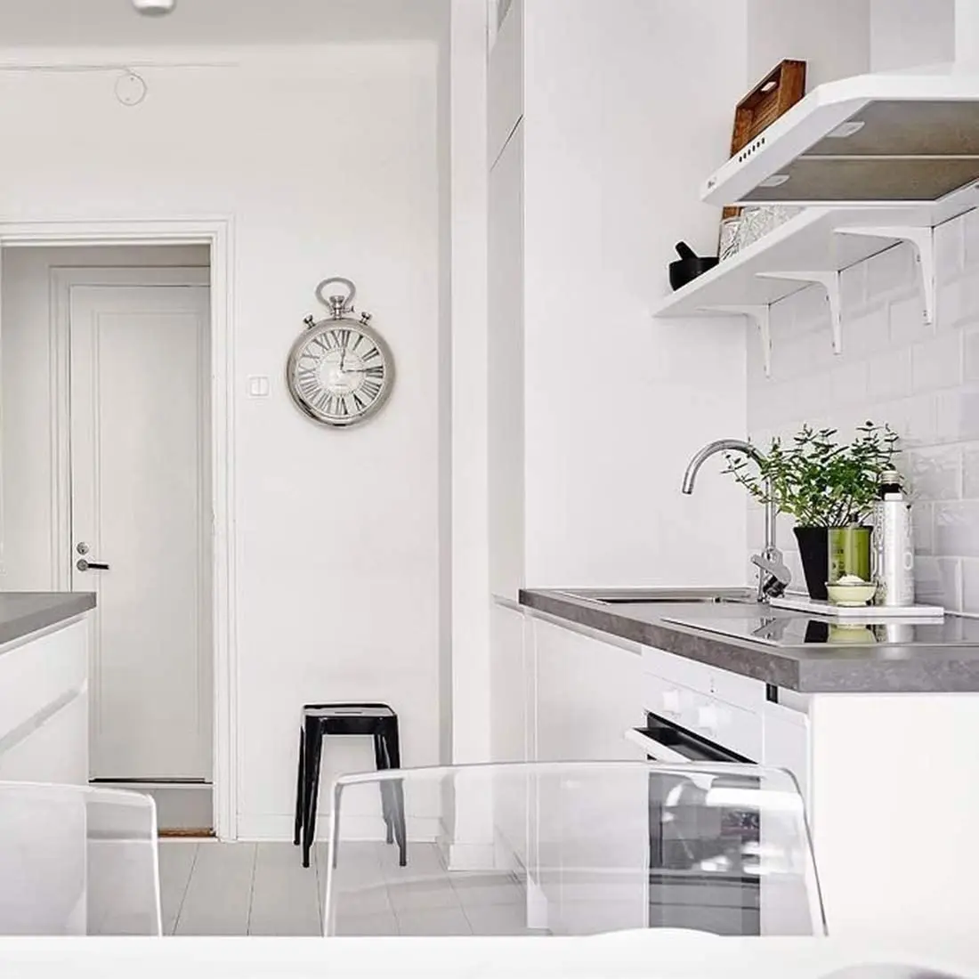 흰색 자체 접착 벽지 필름 단색 껍질 및 스틱 벽지, 이동식 두꺼운 종이 벽 장식 스티커