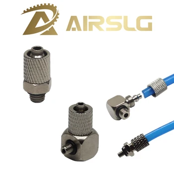 

Miniature Fittings Applicable Tubing ø4 ø6 Hose 4 6mm Connection Thread M3 M4 M5 M6 Hose Nipple M-5H-4/-6 Hose Elbow M-5HL-4/-