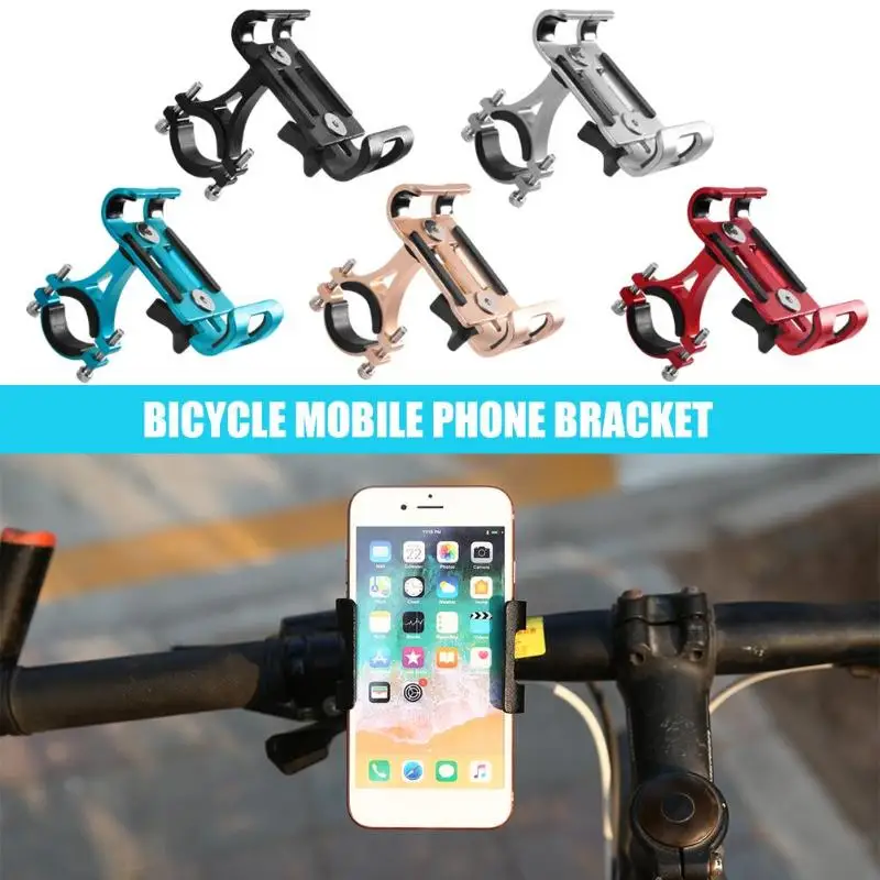  Fahrrad Telefon Halter Aluminium Legierung 360 Grad Rotation Nicht-slip Bike GPS Unterstützung Halt