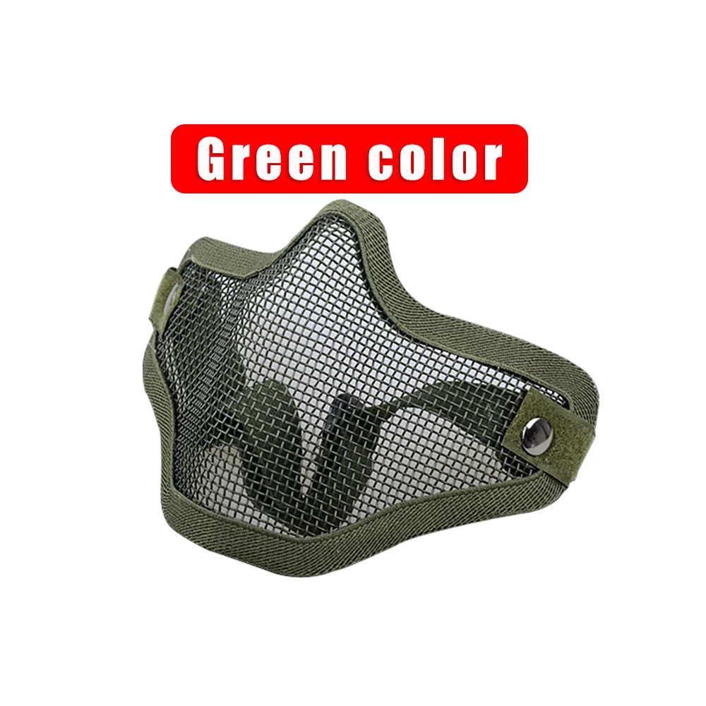 Softball Face Mask Military Tactical Paintball Mask Airsoft Metal Steel Mesh Mask Mouth Protective