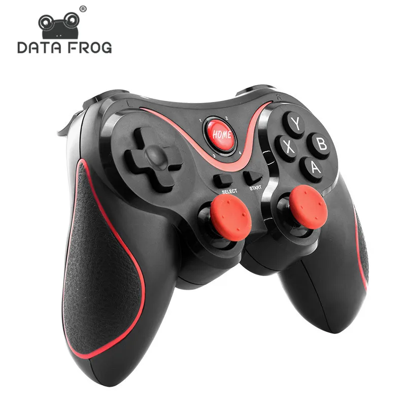 Online DATA FROG inalámbrico Android Gamepad controlador de juego para PC para PS3 Bluetooth Gaming Joystick para teléfono Android para iphone