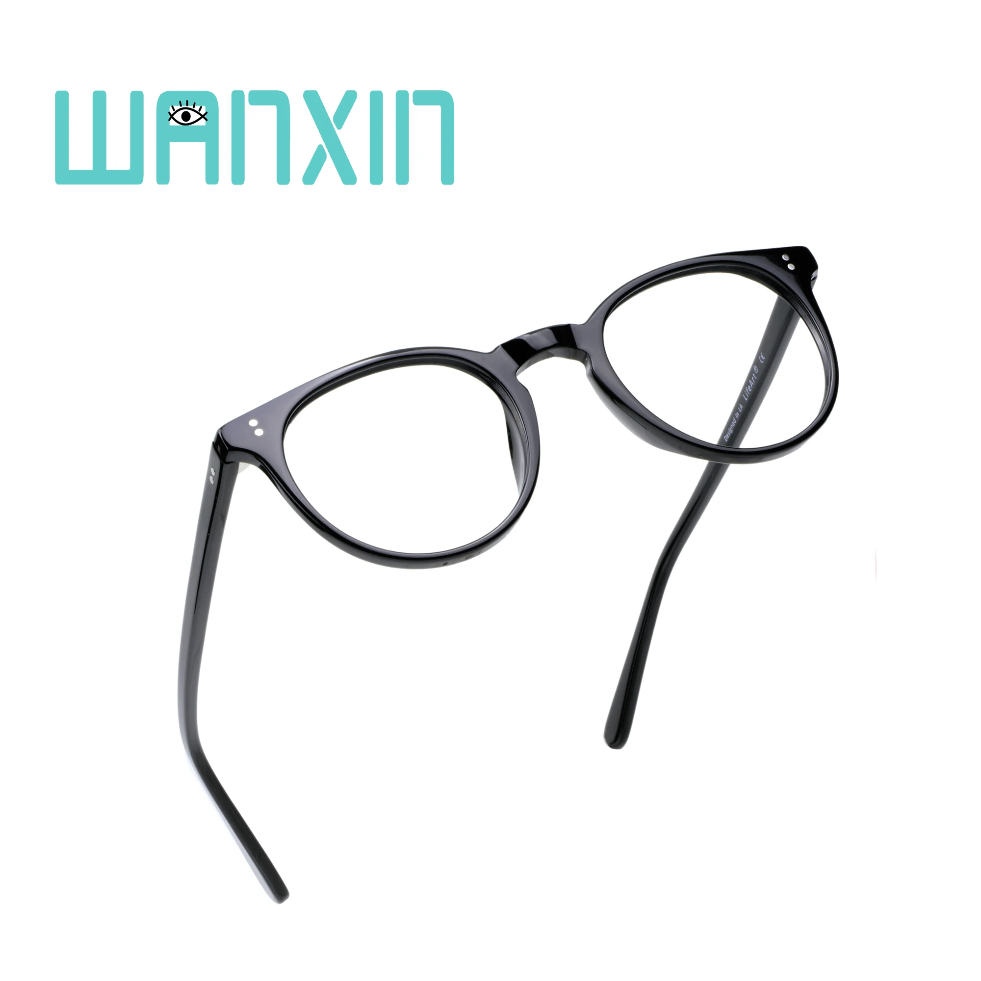 black Wanxin очки для чтения anti Bue Ray, фильтр для блокировки УФ головная боль игровые очки - Цвет оправы: black