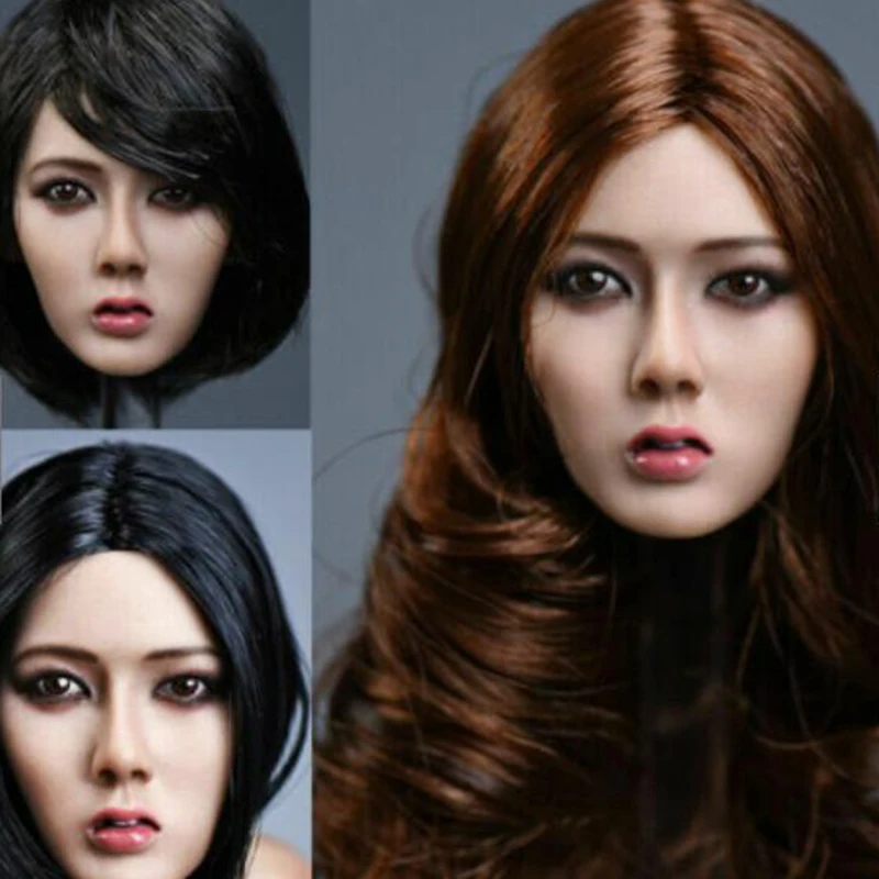 В наличии 1/6 весы YMTOYS азиатская девушка Xiu голова лепить модель с