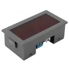 Горячая Распродажа DC10A амперметр с полным уплотнением четыре половинки амперметр светодиодный цифровой амперметр высота 0,56 тестер напряжения DC10A 4 цифровая трубка метр