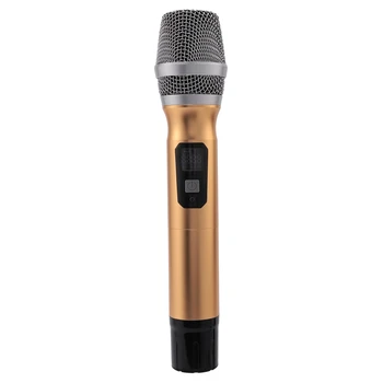 

Professional UHF Wireless Microphone Variable Frequency Universal Microphone for KTV Home Karaoke Computer Teaching Microphone(U