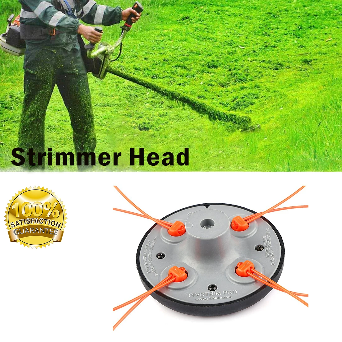 Universal Strimmer line String Trimmer Head fit All PIVOTRIM Gas Trimmer