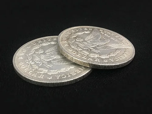 1 шт. двухсторонний Морган доллар(обе стороны в хвост или голова) аксессуары крупным планом иллюзии трюк реквизит монета фокусы