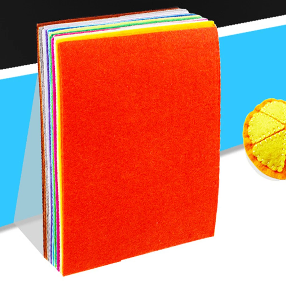 40 цветов простыни войлочные ткани квадраты ручной работы набор для шитья детей рукоделие искусство шерсть смесь ткань нетканые DIY ремесло