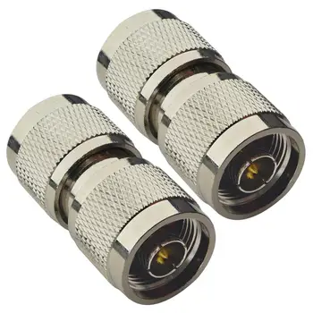 

10 Pieces N Male Connector N-Type Male to N-Type Male Adapter Coax Connectors RF Coaxial Wi-Fi Adapter Coupler