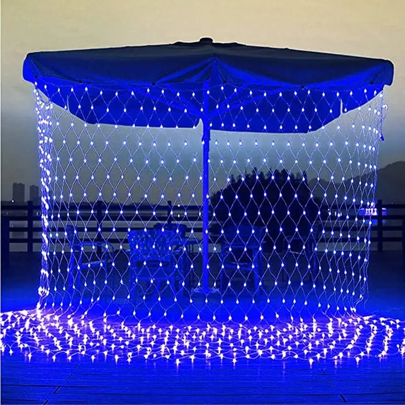 Christmas Lights Garlands LED Mesh 1.5x1.5m 96LED Starry Festoon Led