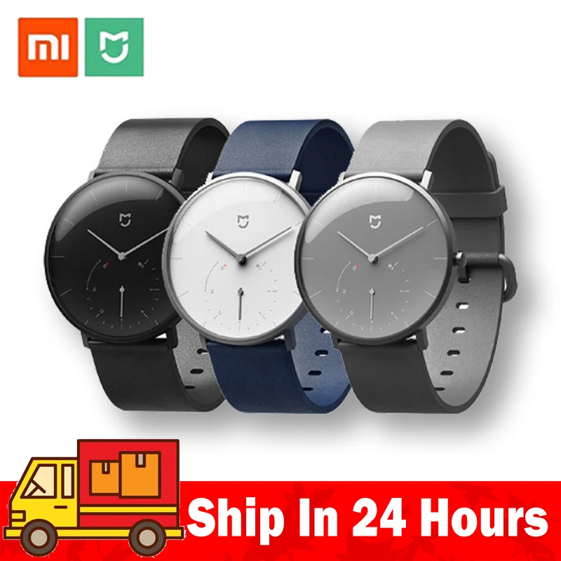 

Original Xiaomi Mijia Quartz Smart Watch BT IP67 Waterproof Mechanical SmartWatch Pedometer Intelligent Reminder For Android IOS