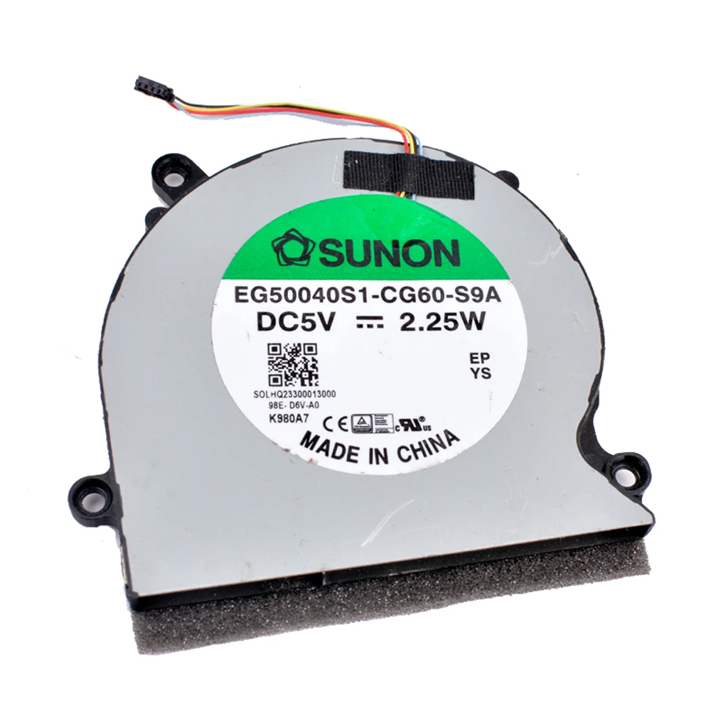 Computador para Huawei Matebook 13 W19 W29 Hn-w19r Cpu Ventilador Radiador Refrigerador Solhq23300013000 Cg60 S9a Novo Fãs Eg50040s1de - Imagem 2