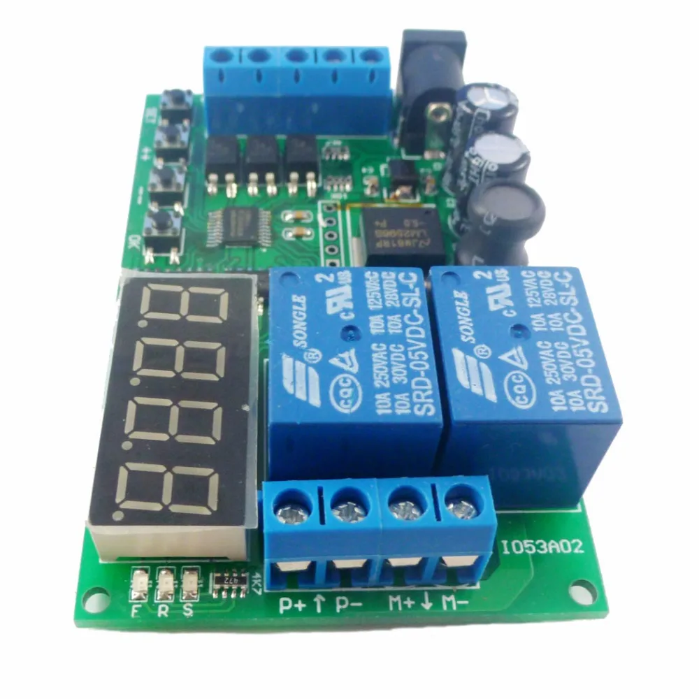 

Board Forward Reverse Control Automatic Timing Delay Cycle Limit Start Stop Switch 5V 9V 12V 24V DC/AC Motor Controller Relay