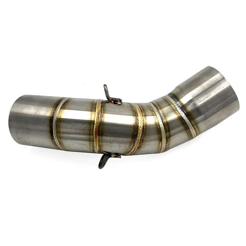 Motorcycle Exhaust Muffler Modified Connection Middle Tube Link Pipe Slip On (5)