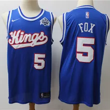 /20 Новинка A+++ Sacra для мужчин для взрослых#5 De'Aaron Fox Jersey