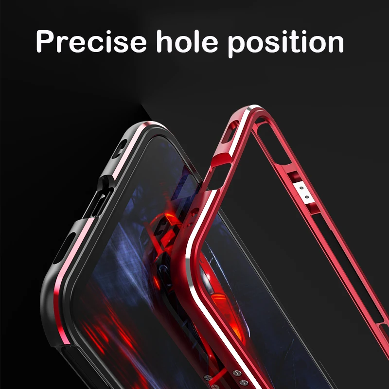 ZTE RedMagic 5G NX659J Bumper Aluminium Metal Frame Case Protective Cover for ZTE Nubia Red Magic 5G Cases shockproof Coque
