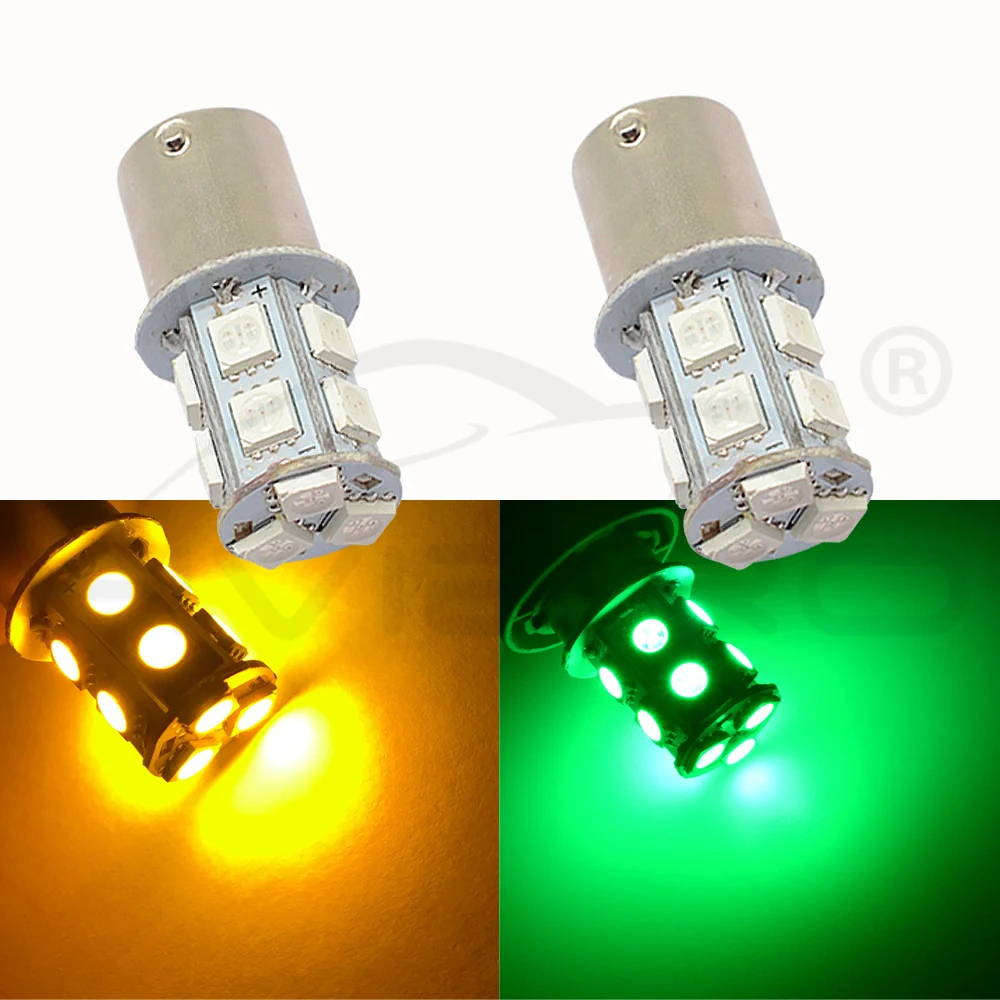 Hviero 1156 BA15S 1157 BAY15D P21W BA15D 13Led 5050 Car Led Turn Parking Signal Lights Brake Tail Lamps Auto Rear Reverse Bulbs DC 12V