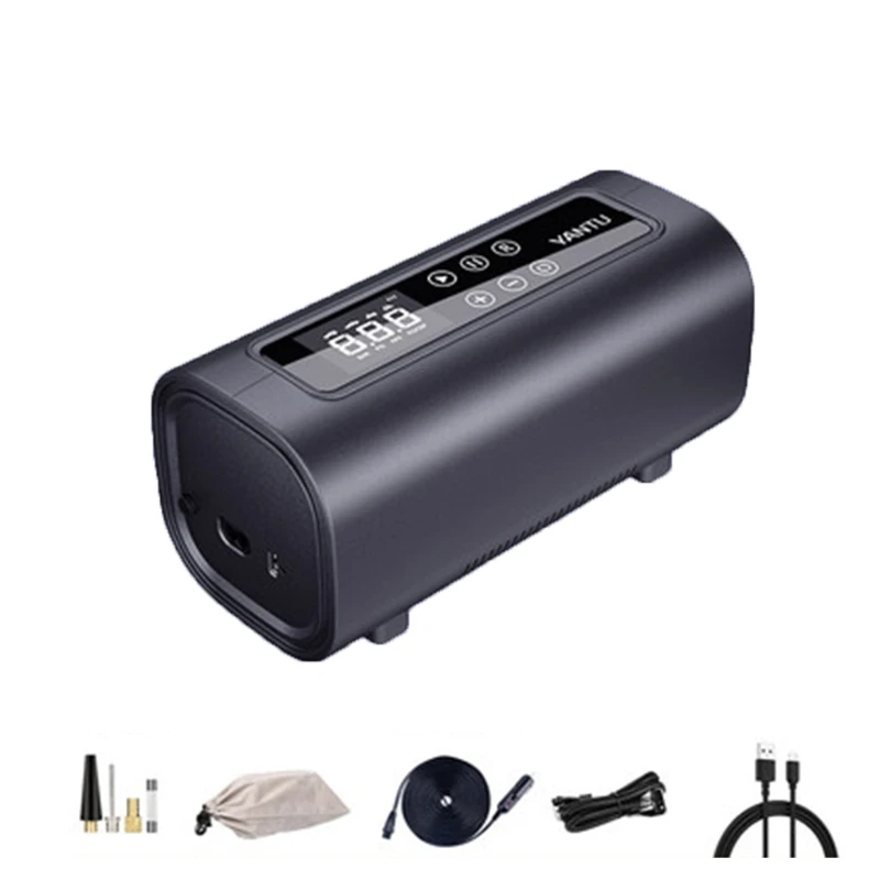 

Портативный воздушный насос, электрический насос с двойным цилиндром, RGB воздушный насос для автомобиля, велосипед, мотоцикл, Байк Auto SUV 2000mah 12V