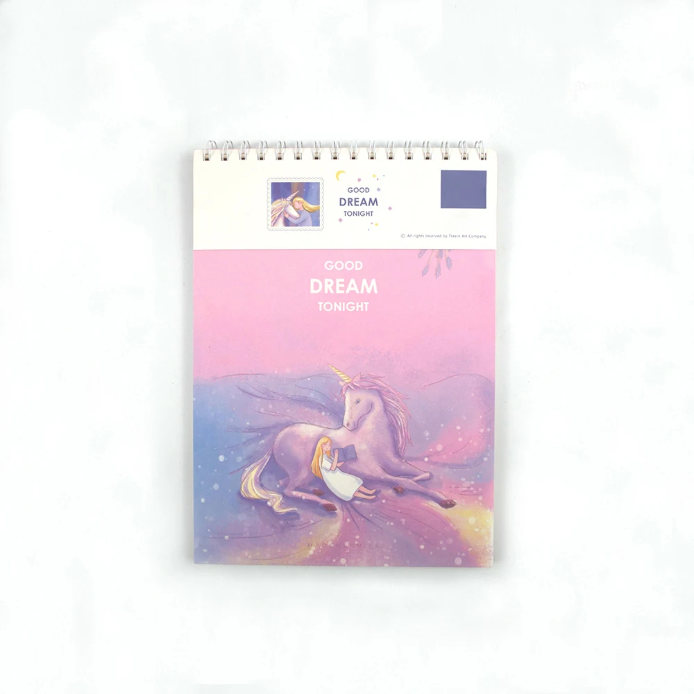 ZYWJUGE A4 Unicorn Watercolor Paper Sketch Book Portable Sketchbook Graffiti Sketch Hand Painting Notebook Good Dream Tonight ZYWJUGE A4 Unicorn Watercolor Paper Sketch Book Portable Sketchbook Graffiti Sketch Hand Painting Notebook Good Dream Tonight