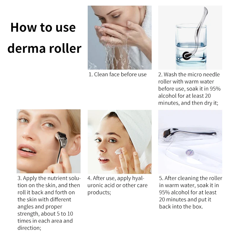 DARSONVAL DRS 540 Дерма ролик микро титановые иглы mezoroller микроиглы машина для ухода за