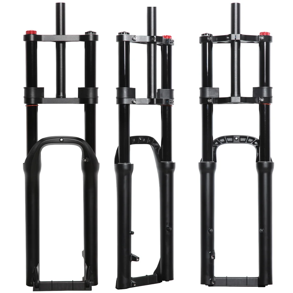 ELYON Fat Bike Suspension Fork 26x4.0 Rebound Adjustment Magnesium Alloy Snow Bicycle Fat Tire 4