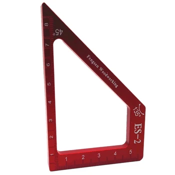 

High Quality Aluminum Alloy Woodwork Triangle Ruler, Measuring Tool