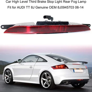 

LED 3Rd Tail Brake Light, Rear Fog Lamp for TT MK2 2007-2014 High Brake Light Rear Third Stop Light Housing 8J0945703