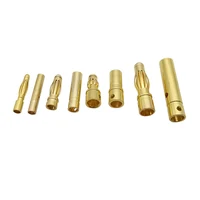 2mm 3mm 3.5mm 4mm Bullet Banana Plug Gold-Plated Banana Male Female Connector Battery Plugs Kits for RC Battery Parts DIY 3