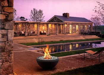 

hot sale outdoor freestanding ethanol burner round stainless steel