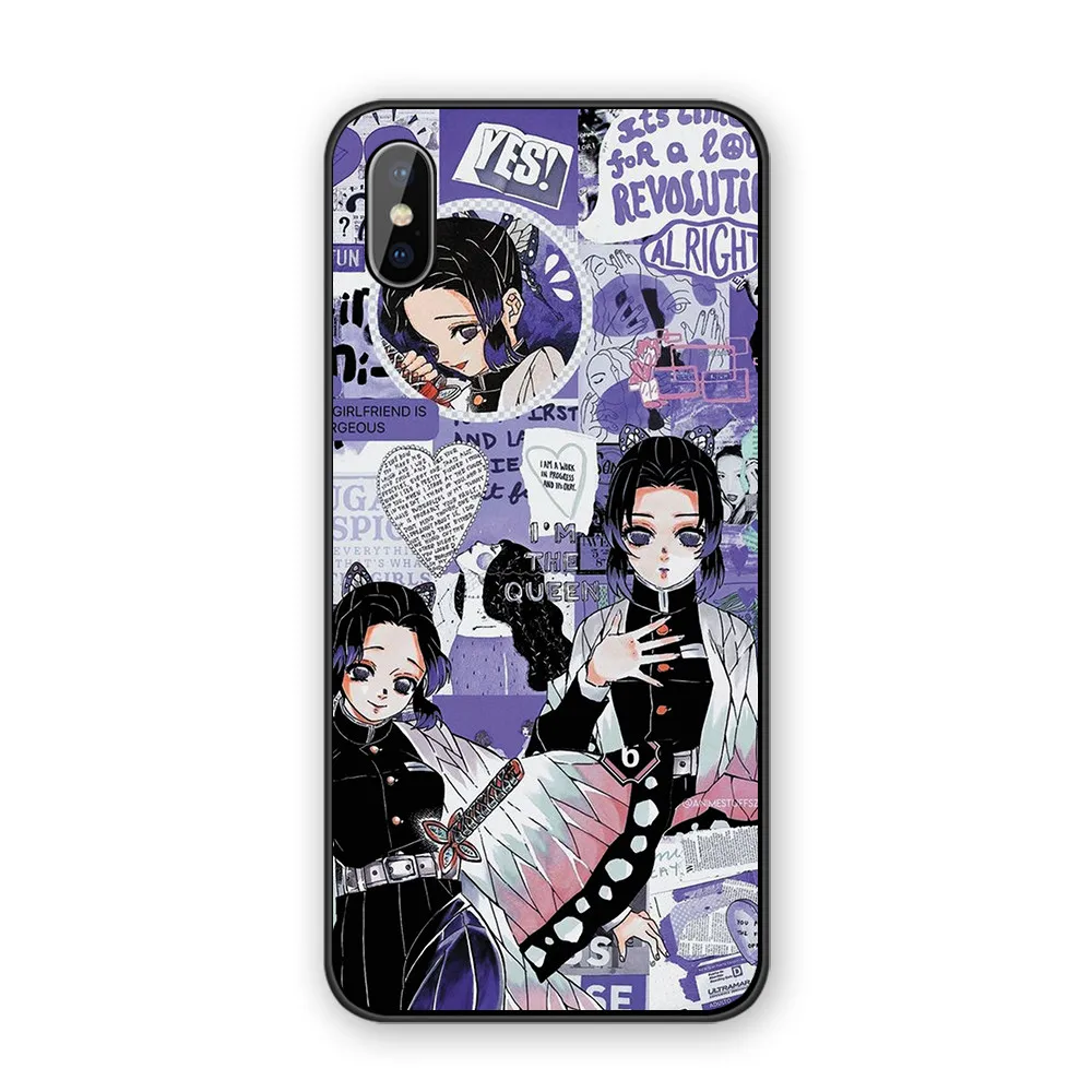Kamado Nezuko Kimetsu no Yaiba Demon Slayer Силиконовый ТПУ чехол для телефона для iphone XR X XS MAX 5 5S 6 6S 7 8 Plus - Цвет: 11987