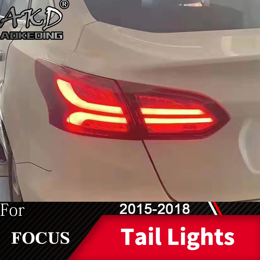 Задний фонарь для автомобиля Ford Focus- Focus Sedan светодиодный задний фонарь Противотуманные фары Дневные ходовые огни DRL тюнинг автомобильные аксессуары