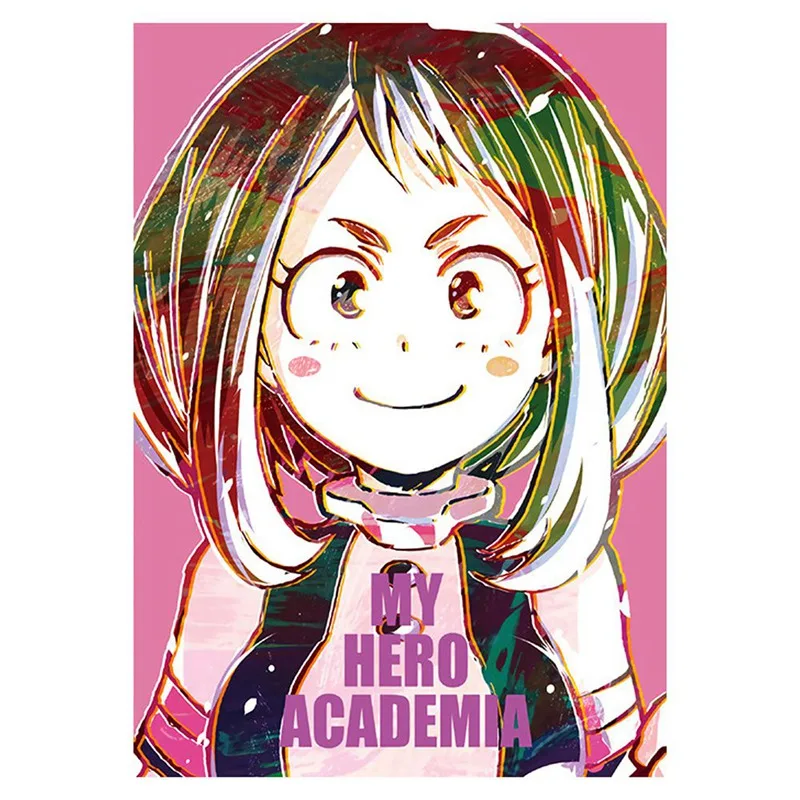 My Hero Academy свиток живопись японского аниме настенные подвесные плакаты на холсте плакат украшение для дома