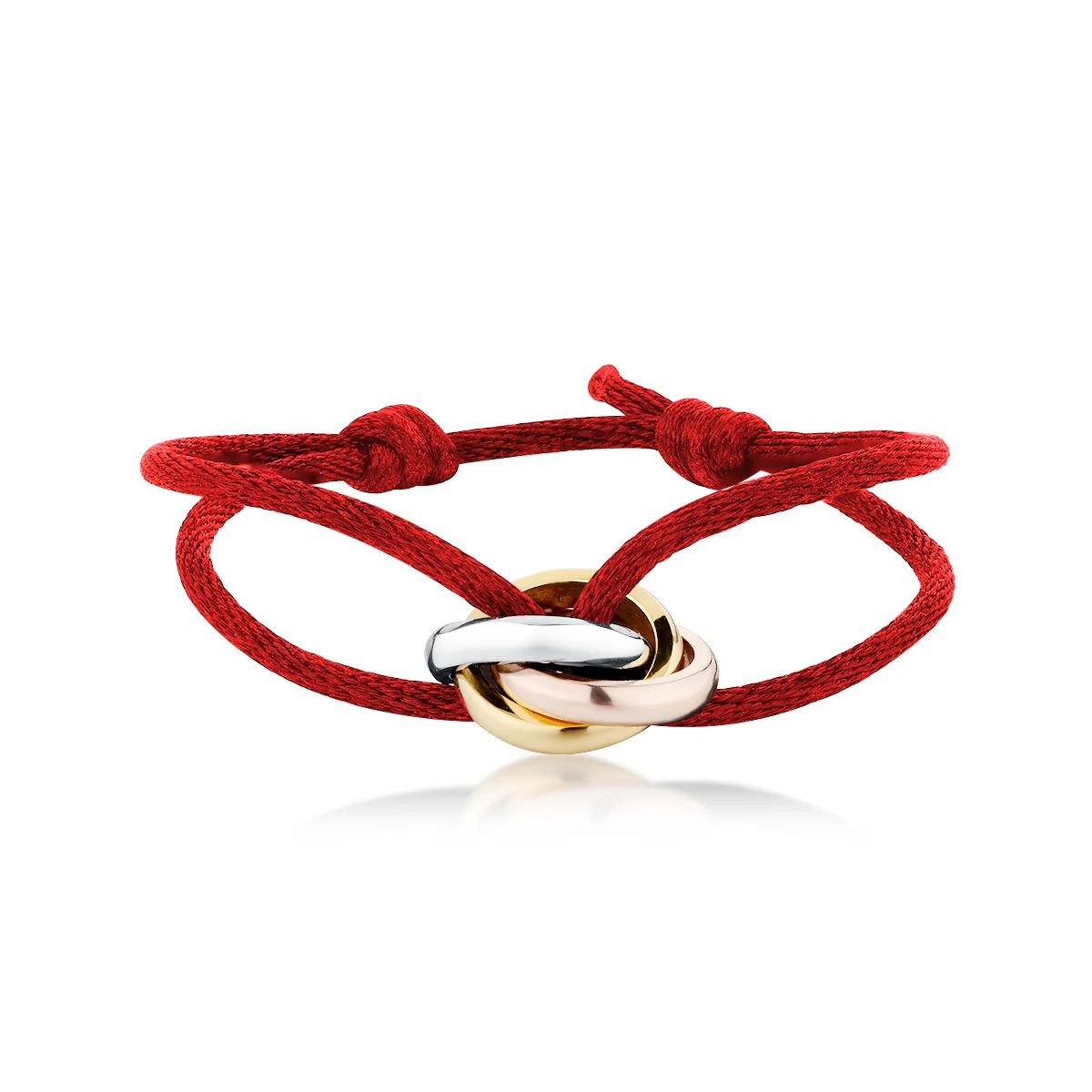 Bracelet Jewelry Stainless Steel Bracelet 3 Metal Buckle Ribbon Lace Up Rope Chain Color Adjustable Size Women Men Unisex