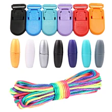 DIY Baby Pacifier Clips Chain Accessories Rattail Cord DIY Teething Dummy Holder Chew Necklace