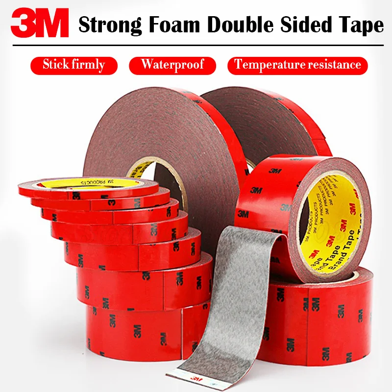 Double Sided Tape Extra Strong Car Special 3m Acrylic Foam Waterproof Heavy Duty Adhesive Wall Decoration mm 30mm 40mm Roller Aliexpress