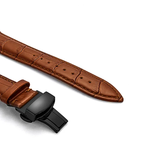 2 Ремешок для apple watch 4 5 Группа 44 мм 40 мм apple watch, ремешок 42 мм, 38 мм, версия для iwatch, версия 3, 2, 1 Бабочка туфли с ремешком и пряжкой из натуральной кожи ремешок для часов - Цвет ремешка: 2