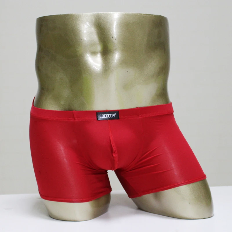 Мужское нижнее белье для геев cueca masculina боксерские трусы шорты бесшовные бикини с сеткой Прозрачное нижнее белье cuecas Боксеры Трусы