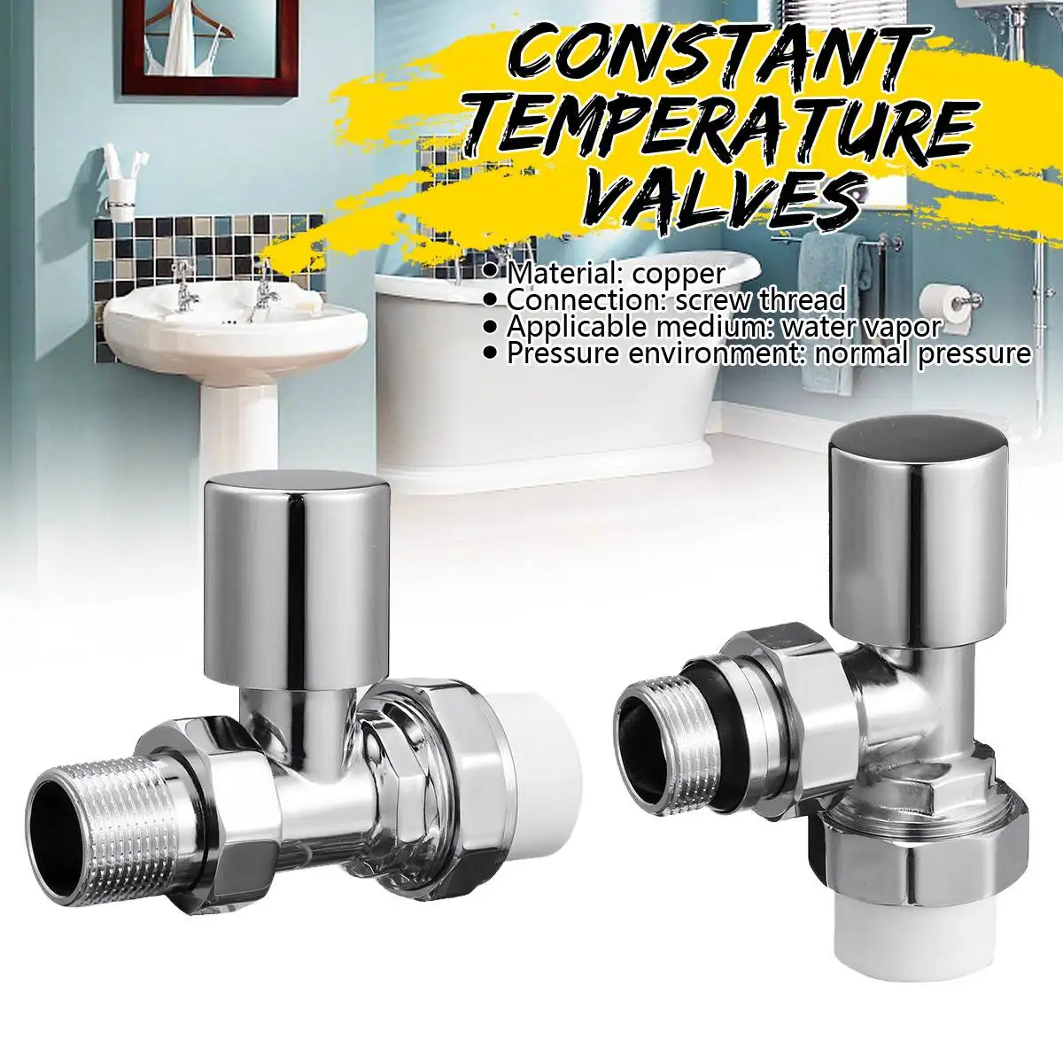 DN15 DN20 медный латунный радиатор термостат кран Термостатический смесительный клапан ванная комната контроль температуры воды картриджи крана