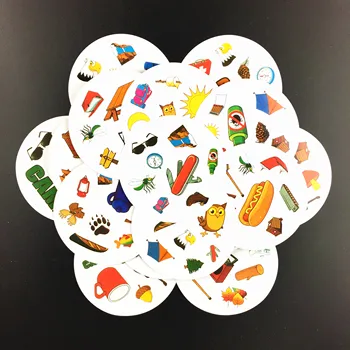 

83mm spot board games big size style for kids like it classic education dobble card game English version home party fun