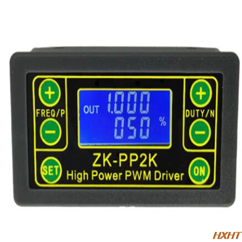 

High-power PWM dimming motor speed control solenoid valve pulse number frequency duty cycle adjustable cycle delay PP2K