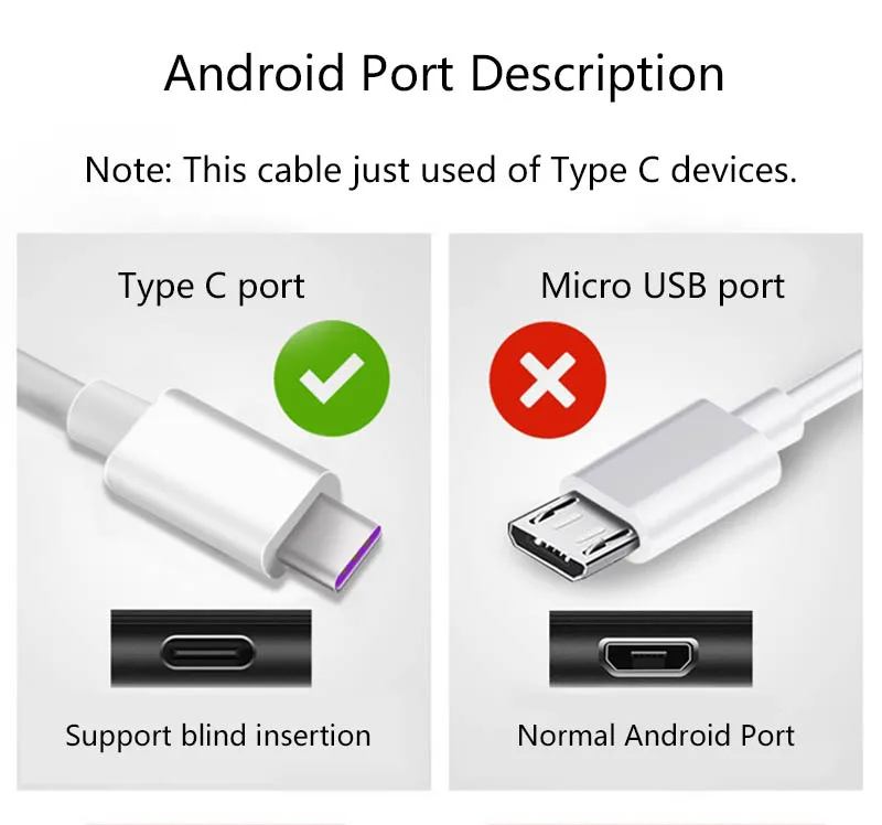 Кабель USB Type C для Huawei p20 25 см 5 А|Кабели мобильных телефонов| |
