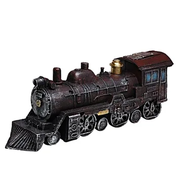 

Nostalgic Retro Steam Train Head Miniature Model Decoration Ornament Crafts Antique Locomotive Train Home Decor Souvenir Gift