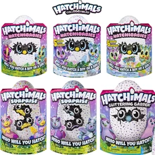 Hatchimals – animaux en peluche pour filles, jouet électronique interactif, œuf à couver, Surprise de paix