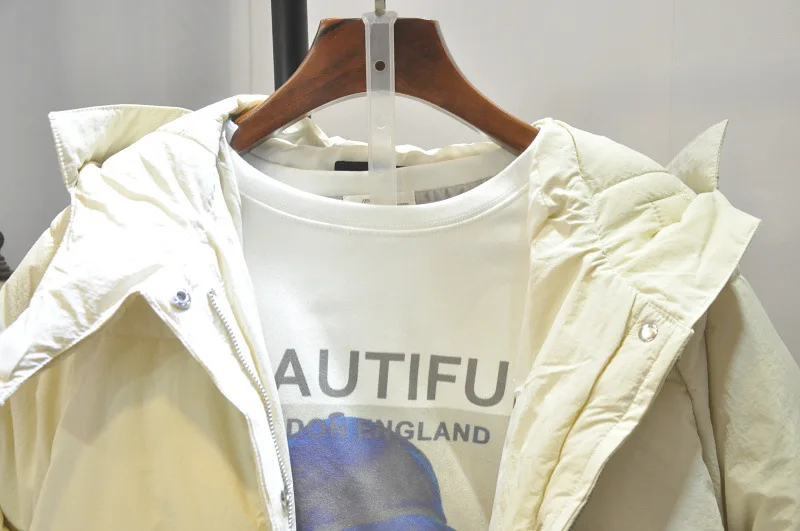 

Korean-style Casual Winter New Style Versatile Diagonal Pocket Short Long Sleeve Cotton Coat 606