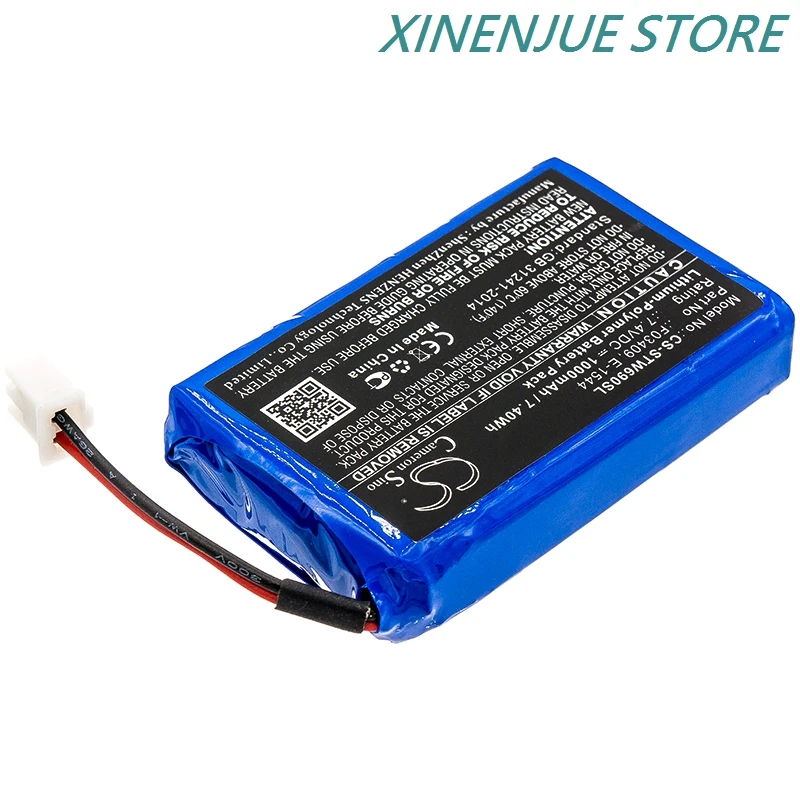Battery for Satlink WS 6906,WS 6908,WS 6912,WS 6932,WS 6933,WS 6936;E