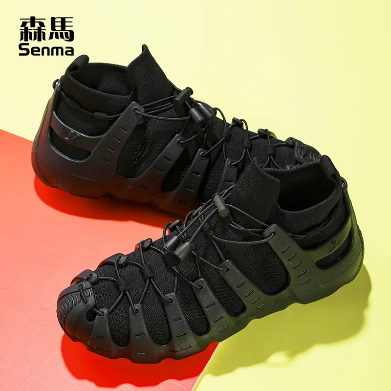 

Semir 2019 New Style Spring Men's Solid Color Casual Fly Woven Foot Covering Trend Comfortable Breathable Sports Men Trendy Shoe