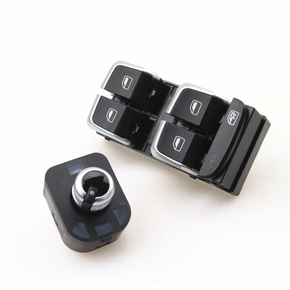 

FHAWKEYEQ Кнопка главного переключения стеклоподъемника заднего зеркала для Q5 A5 A4 Allroad Quattro S4 8KD959851A 4GD959565